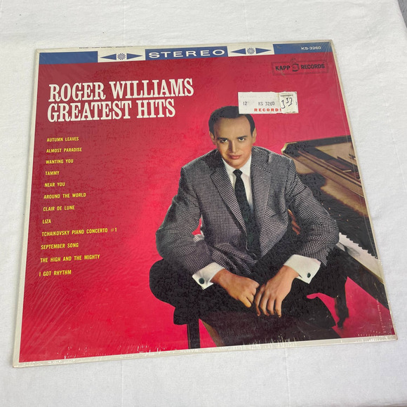 Vintage 1961 Rogers Williams Greatest Hits Kapp Records LP Vinyl Record - Picture 1 of 2